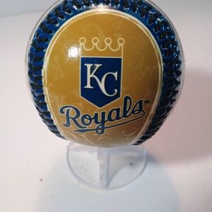 Kansas City Royals Gold and Blue Decorative Baseball